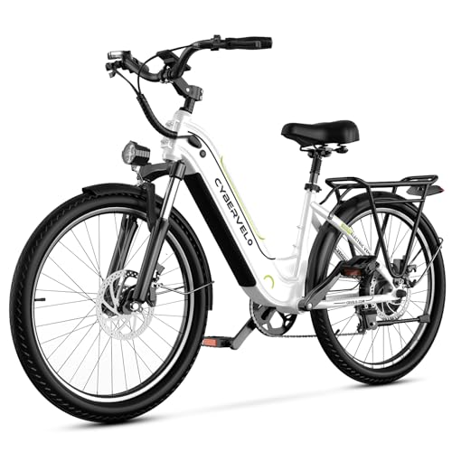 1000 Peak Electric Bike for Adults,up 80 Miles Removable Battery Ebike, 26" Electric E Bike with 7-Speed,Adult Electric Bicycles for Commute Beach Snow Womens All Terrain