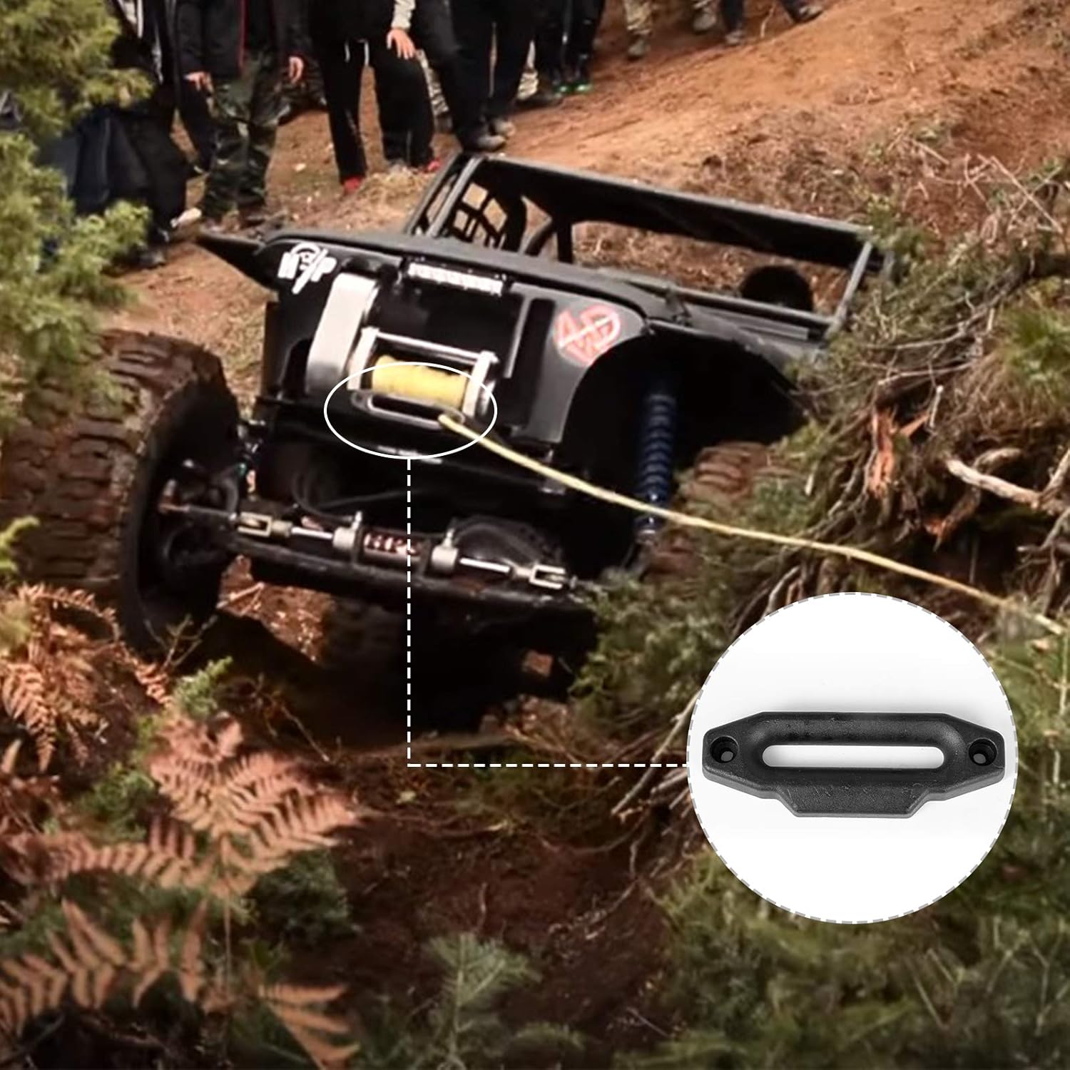 VEVOR Industrial Hydraulic Winch 10,000lbs, Hydraulic Anchor Winch with 24m Strong Steel Cable, Hydraulic Drive Winch Adapter Kit, Utility Winch with Mechanical Lock for Tacoma Yukon Hummer, etc.