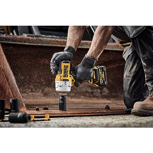 DEWALT 20V MAX Cordless Impact Wrench, 1/2" Hog Ring, High Torque, Brushless, Bare Tool Only (DCF961B)