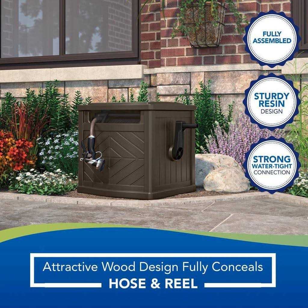 Suncast 150 ft. Hideaway Hose Storage - Shop Hardware Tools Online Store