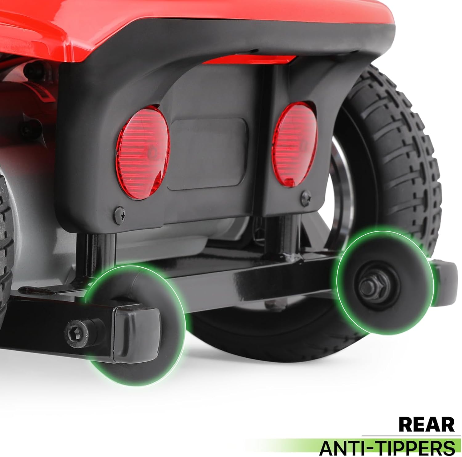 Magshion 3-Wheel Folding Mobility Scooter for Adults Foldable Heavy-Duty All-Terrain Electric Powered Mobility Scooter for Seniors