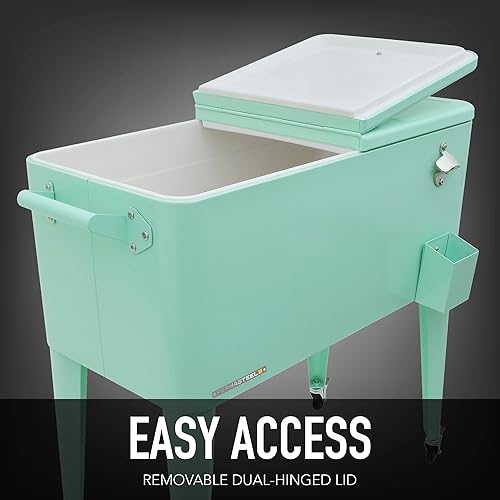 Permasteel 80-Quart Patio Cooler