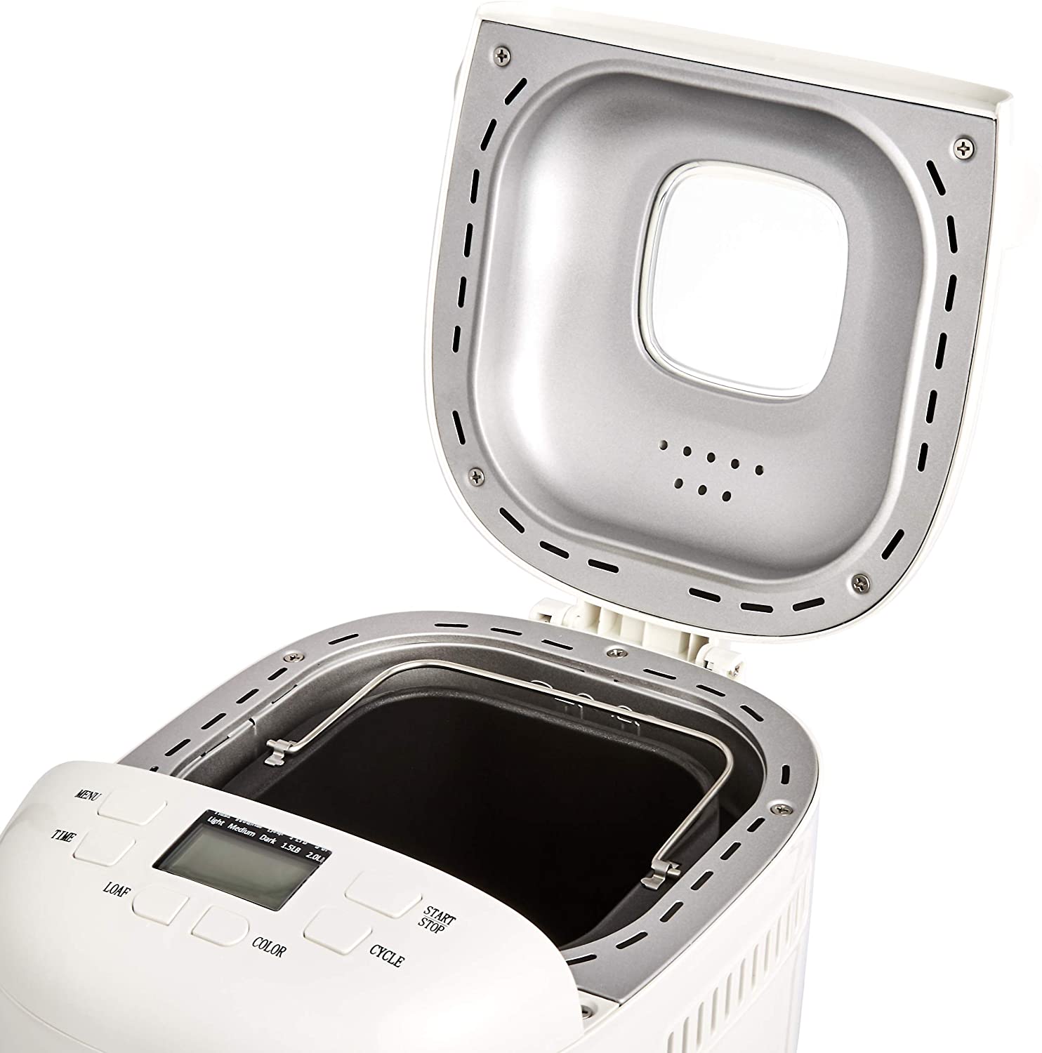2 Lbs Non-Stick Bread Maker, White