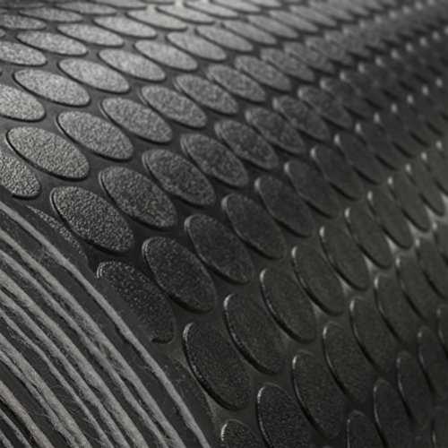 RecPro RV Coin Flooring | Black | 8' 6 Wide | Nickel Pattern Trailer Flooring | Gym Flooring | Garage Flooring | Made in USA - Shop Hardware Tools Online Store