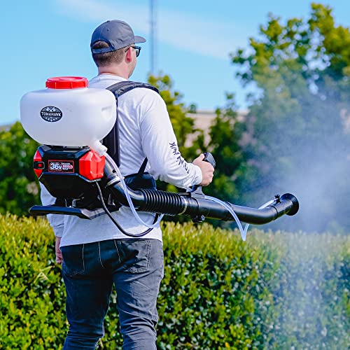 TOMAHAWK Battery Powered Backpack Mosquito Fogger 4 Gallon 36V Leaf Blower for Pest Control Ticks Mites (4 Gal Fogger)