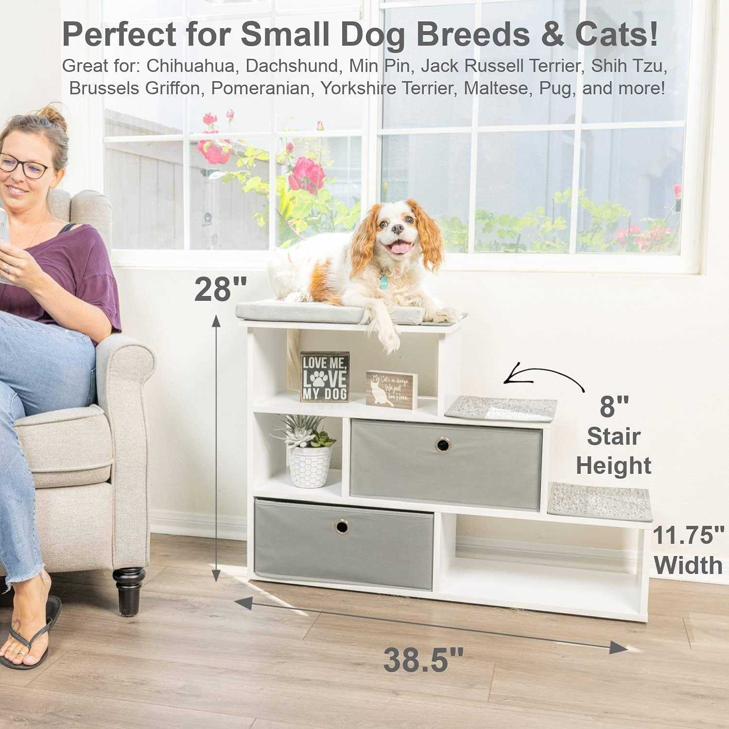 PetFusion Pet Step Window Perch Bookshelf - Pet Supplies online store
