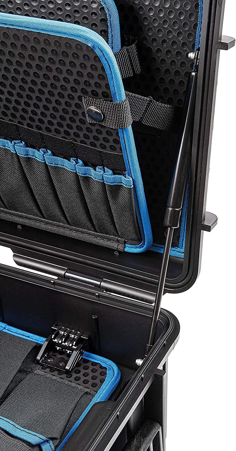 B&W International Jumbo 6700 Outdoor Tool Case with Pocket Tool Boards, Black