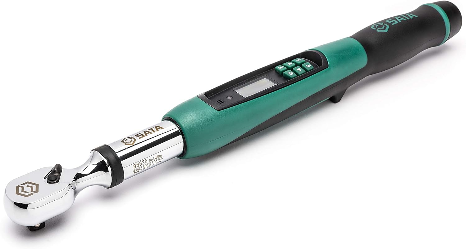 SATA 1/2 Dr. Elec. Torque Wrench 25.1-250.8 ftlbs (34Nm-340 Nm), ST96527SC