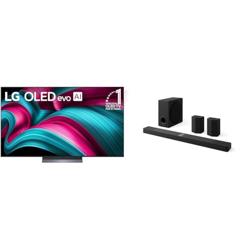 LG 65-Inch Class OLED evo AI 4K C5 Series Smart TV w/Dolby Atmos, Dolby Vision, HDR10, AI Super Upscaling 4K, Filmmaker Mode, Wow Orchestra, Alexa Built-in (OLED65C5PUA, 2025)