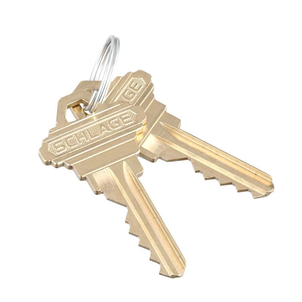 Schlage Single Cylinder Camelot Handleset and Accent Lever - Satin Nickel