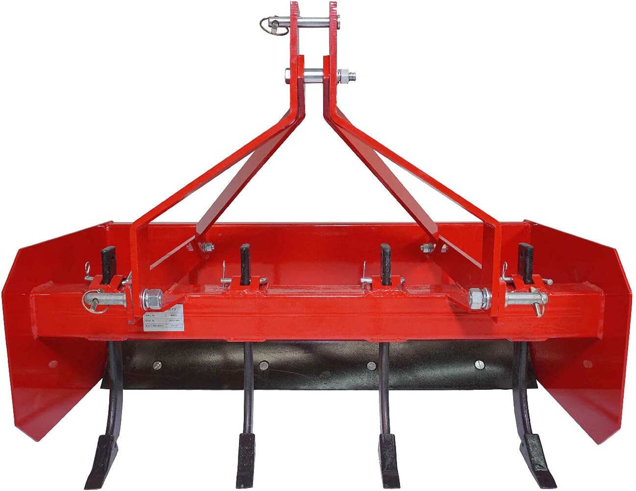Titan 4' - 7' Box Blade Tractor Attachment Category 1 Cat 0 Scarifier Shank