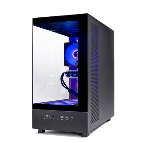 Skytech Azure Gaming PC Desktop, Ryzen 7 9700X 3.8 GHz (5.5GHz Turbo Boost), NVIDIA RTX 4060 8GB GDDR6, 2TB SSD, 32GB DDR5 RAM 6000 RGB, 650W Gold PSU, 360mm ARGB AIO, Wi-Fi, Win 11 Home