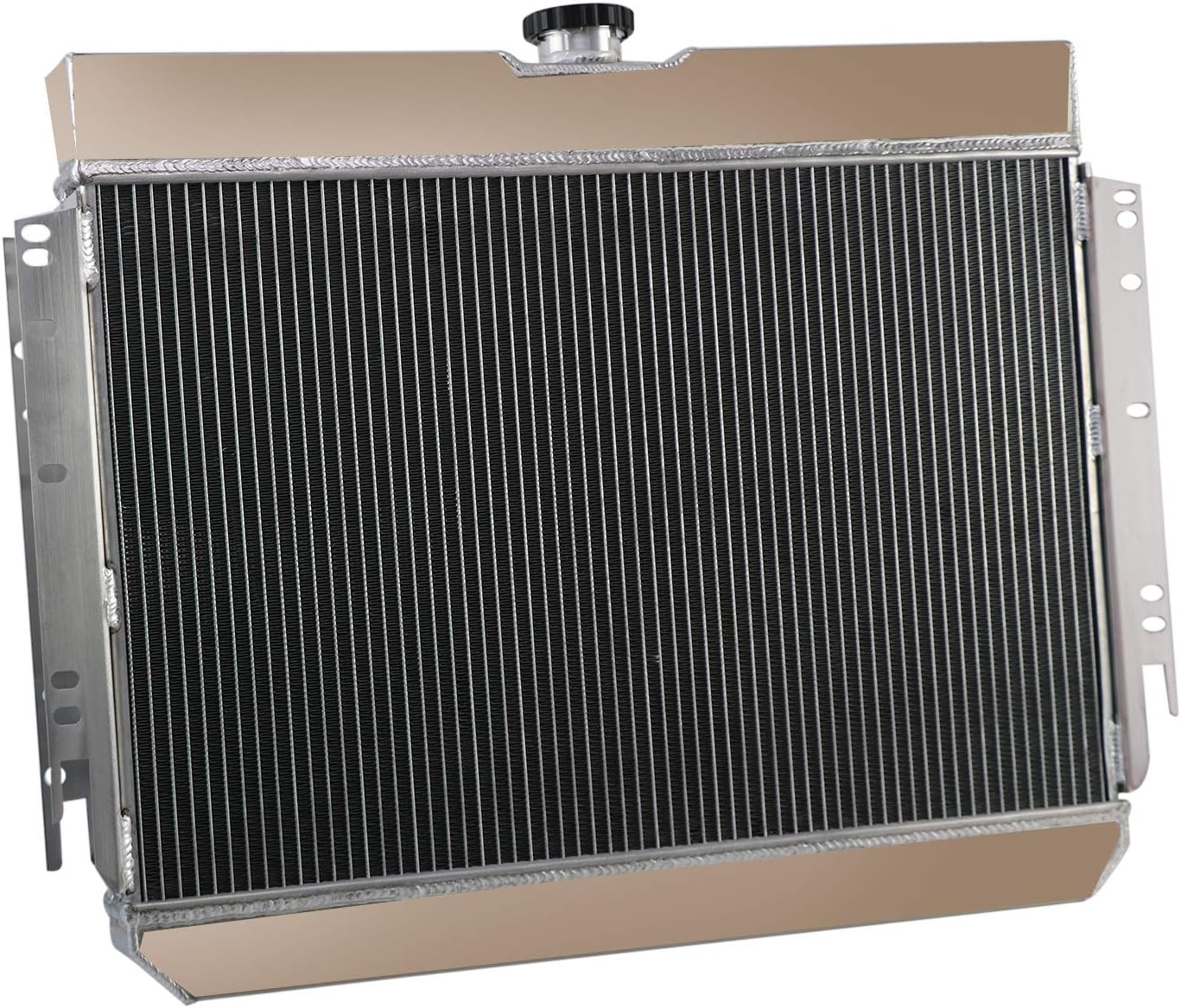 ALLOYWORKS 3 Row Core All Aluminum Radiator For 1963 1964 1965 1966 1967 1968 Chevy Impala Chevelle Camino/Many Chevy Bel Air GM