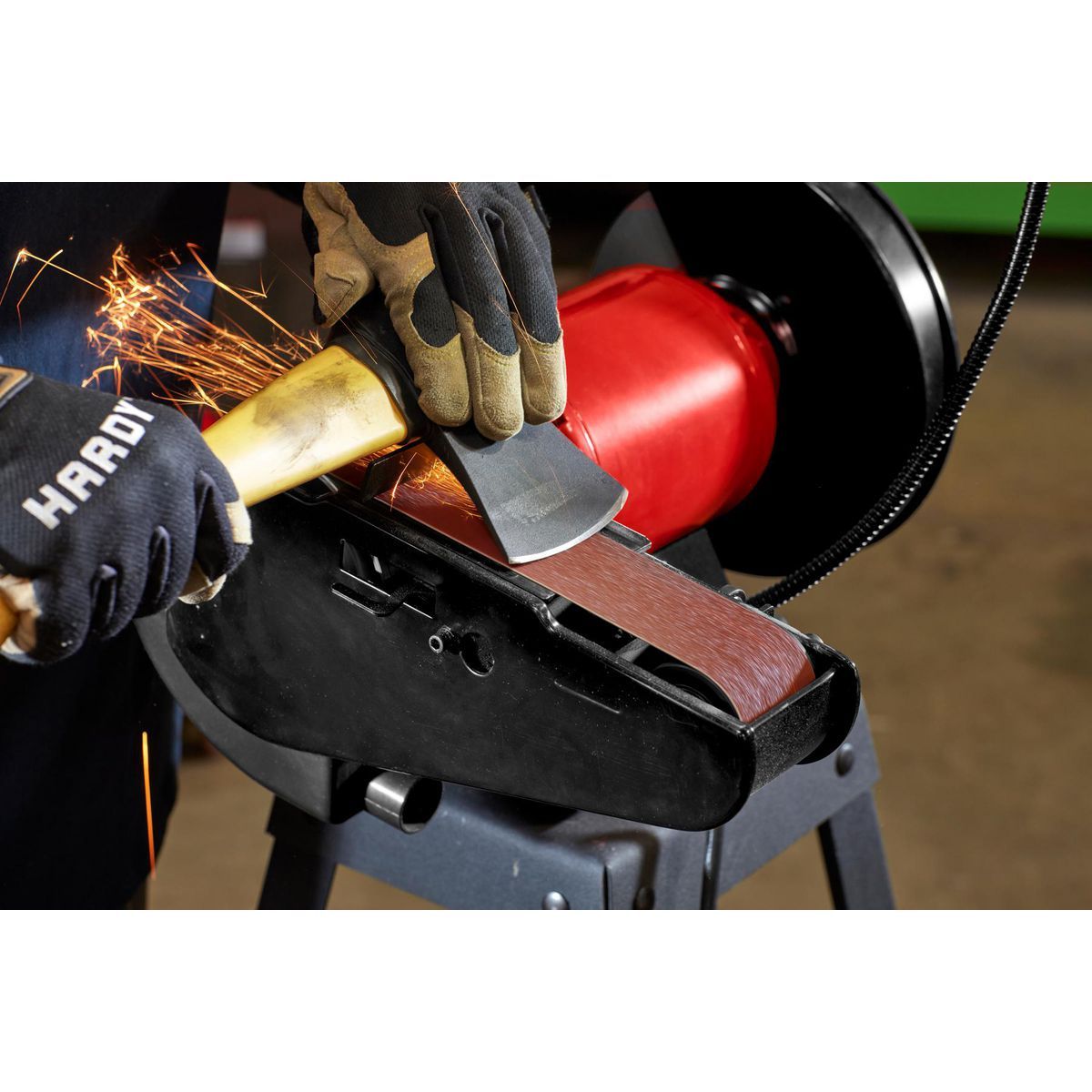 BAUER 8 in. Bench Grinder with Belt Sander