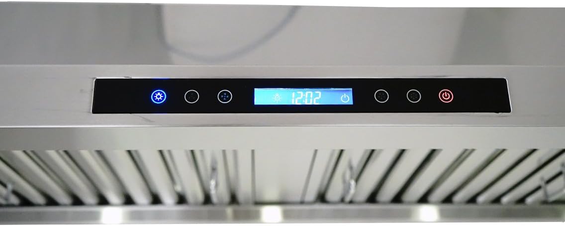 36 Inch Under Cabinet Wall Mount Range Hood 900 CFM Stainless Steel Baffle Filters Proline PLJW 113