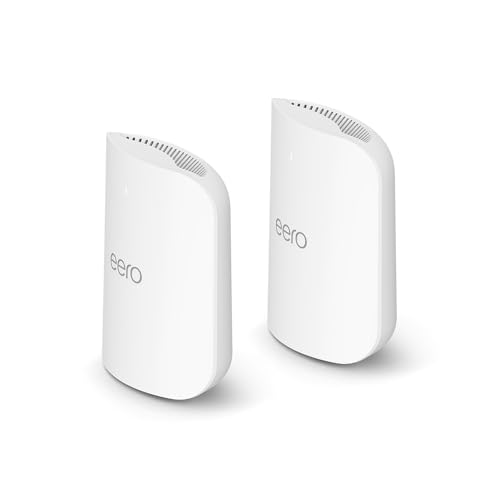Introducing Amazon eero Pro 7 tri-band mesh Wi-Fi 7 router (newest model) - Supports internet plans up to 5 Gbps, Coverage up to 6,000 sq. ft., 3-pack