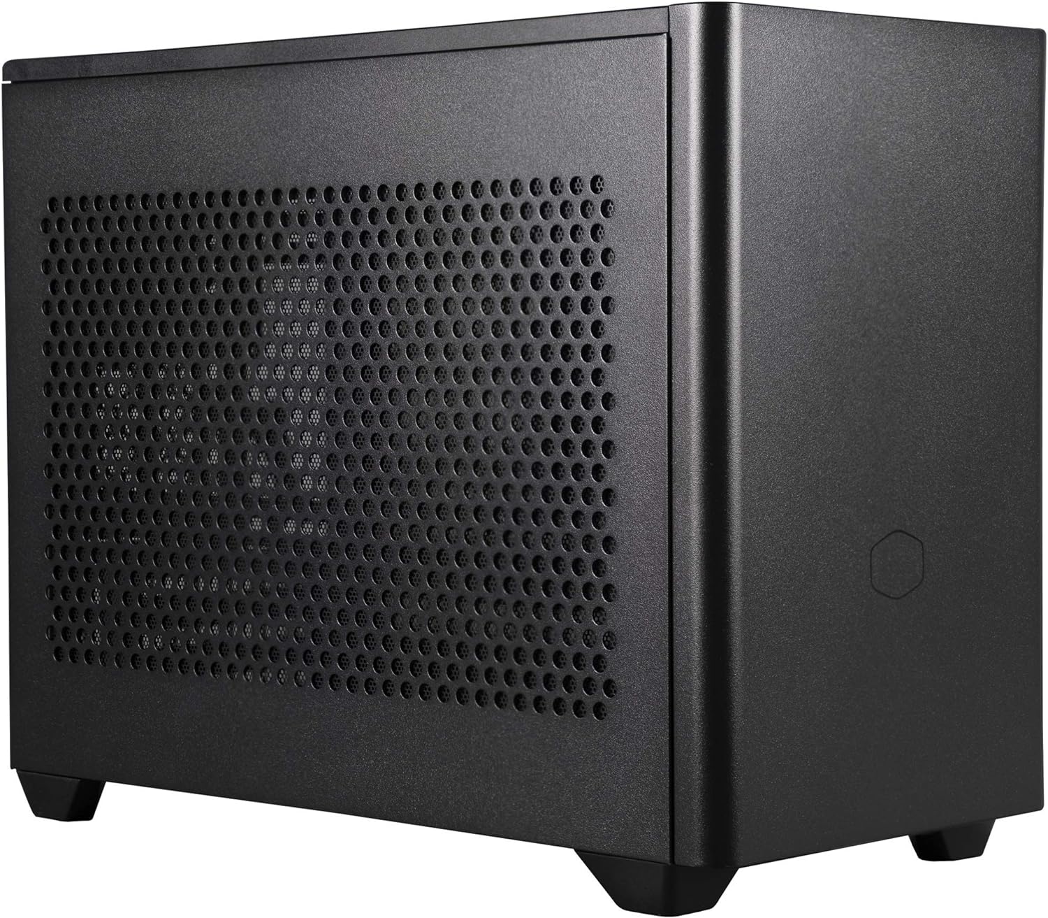 Cooler Master MasterBox NR200P Mini ITX Computer Case - Tempered Glass Side Panel, Superior Cooling Options, Vertical GPU Display, Tool-Free 360 Degree Accessibility - White