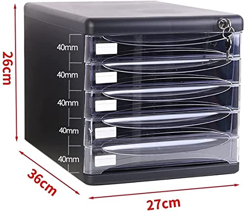 Filing cabinets for Home Office Filing Cabinets for Home Office Storage Drawers Plastic Filing Cabinet with Lock, 45 Drawers -A (A)