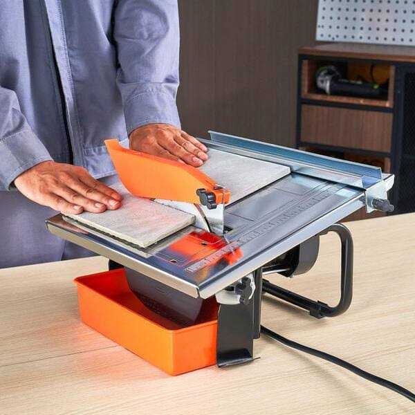 VEVOR Wet Tile Saw 7-inch 65Mn Steel Blade 3500 RPM Induction Motor - Shop Hardware Tools Online Store