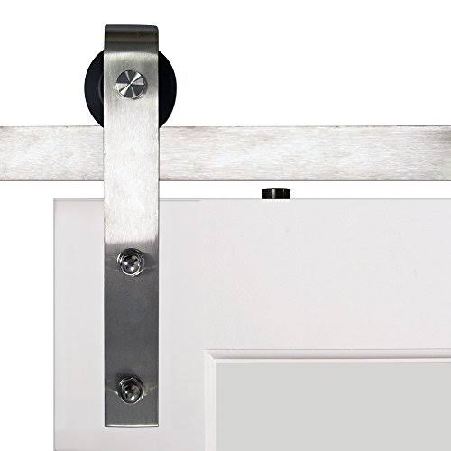 Renin 8115909 Door Barn Hardware Kit - Stainless Steel