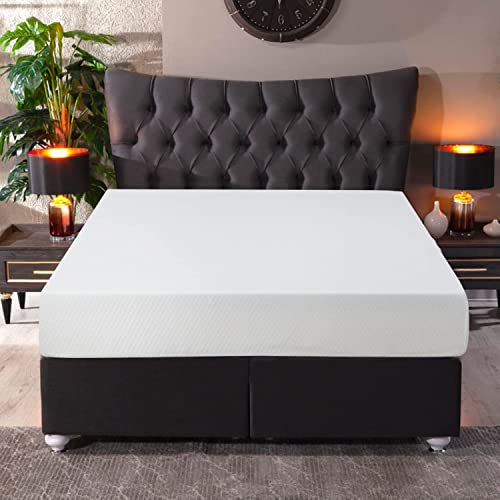 Queen Mattresses, 8 Inch Gel Memory Foam Mattress for Pressure Relief, Medium Firm Queen Mattress in a Box, CertiPUR-US Certified, Fiberglass Free, with Washable Cover