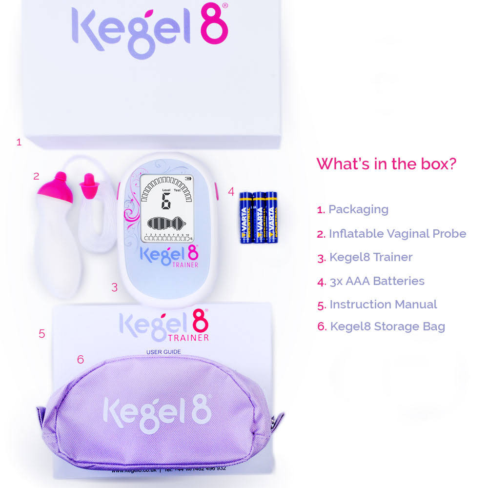 Kegel8 Trainer - Interactive Pelvic Exerciser with Squeeze Scale Strength Measurer