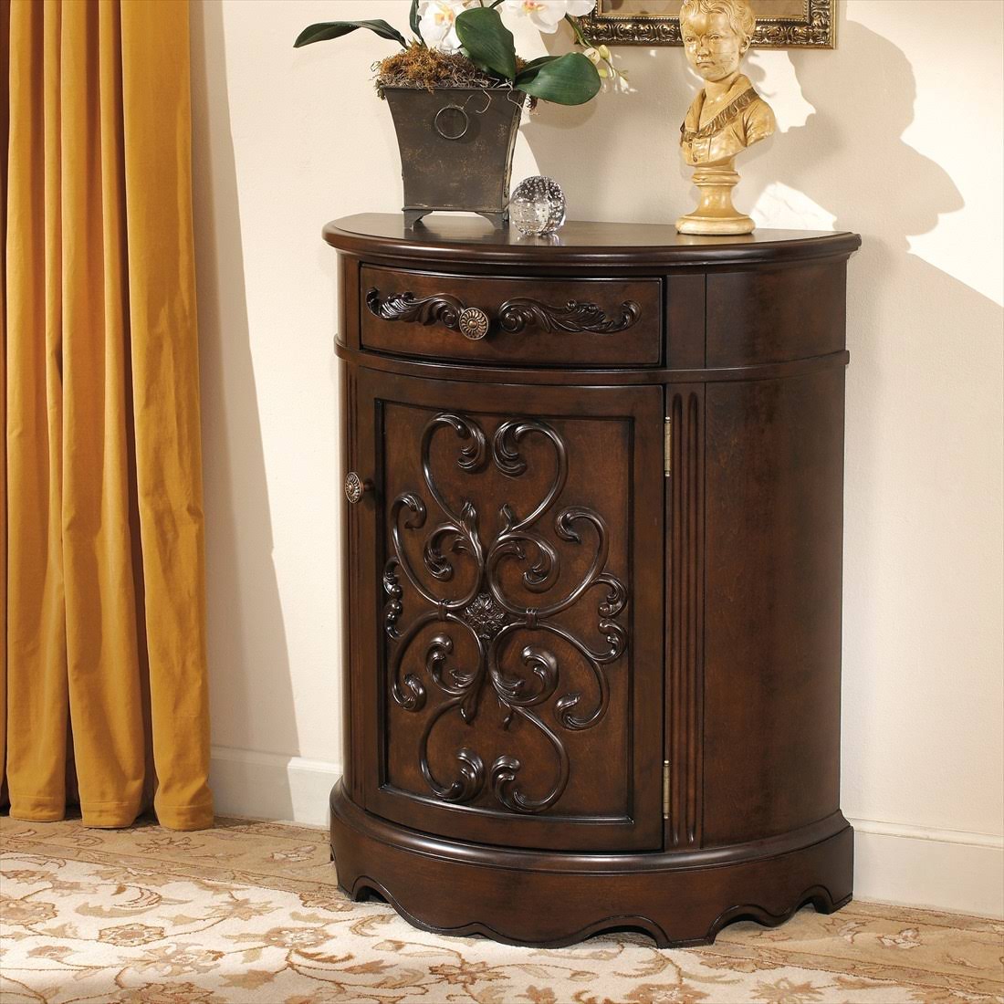 Ashley Norcastle Dark Brown Accent Cabinet T499-40