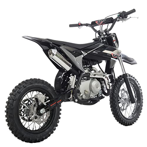 X-PRO X29 110cc Dirt Bike with Automatic Transmission, Electric Start,14"/12" Tires! Assembled and Tested! (Black)