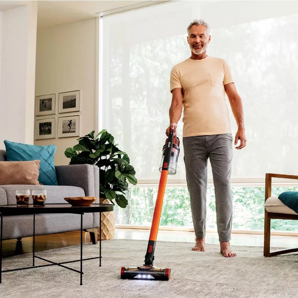 Restored Shark IZ142 Impact Pet Pro Cordless Vacuum with Zero-M Orange (Refurbished)