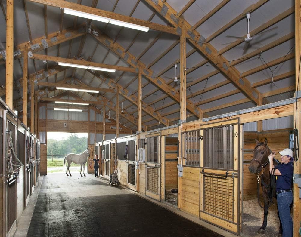 American Floor Mats - Horse/Stable Mats - Heavy Duty Stall Mats - Thick, Durable Rubber Flooring Solid Black 1/2 Thick - 3' x 4' Mat