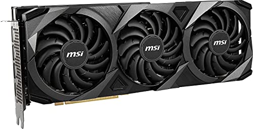 MSI Gaming GeForce RTX 3080 Ti Gaming X Trio 12G Computer Gaming Graphics Card 12GB GDRR6X 320-Bit HDMI/DP Nvlink Torx Fan 3 Ampere Architecture OC, NVIDIA GPU Video Cards for Gaming PC (Renewed)