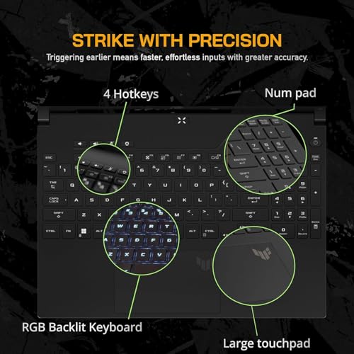 ASUS TUF Gaming A16 (2024) Gaming Laptop, 16” FHD+ 165Hz 16:10 Display, 8-Core AMD Ryzen 7-7735HS, AMD Radeon RX7700S(>RTX4060), RGB Backlit KB, WiFi 6, Win11 Home, W/Portable SSD(16GB|512GB SSD)