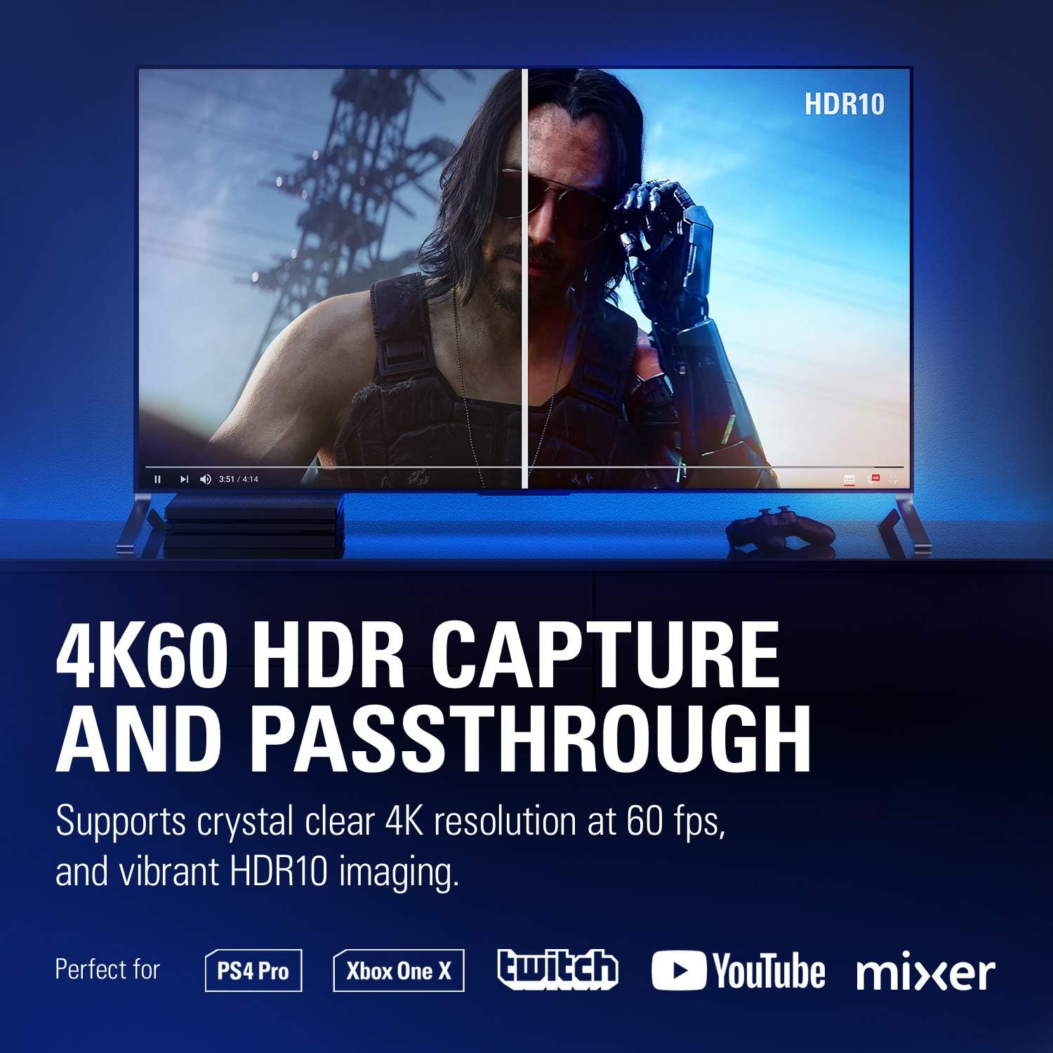 Elgato 4K60 Pro MK.2 PCIe Capture Card4K60 HDR10 Capture & Stream Deck - Live Content Creation Controller with 15 Customizable LCD Keys, Adjustable Stand, for Windows 10 and macOS 10.13 or Late