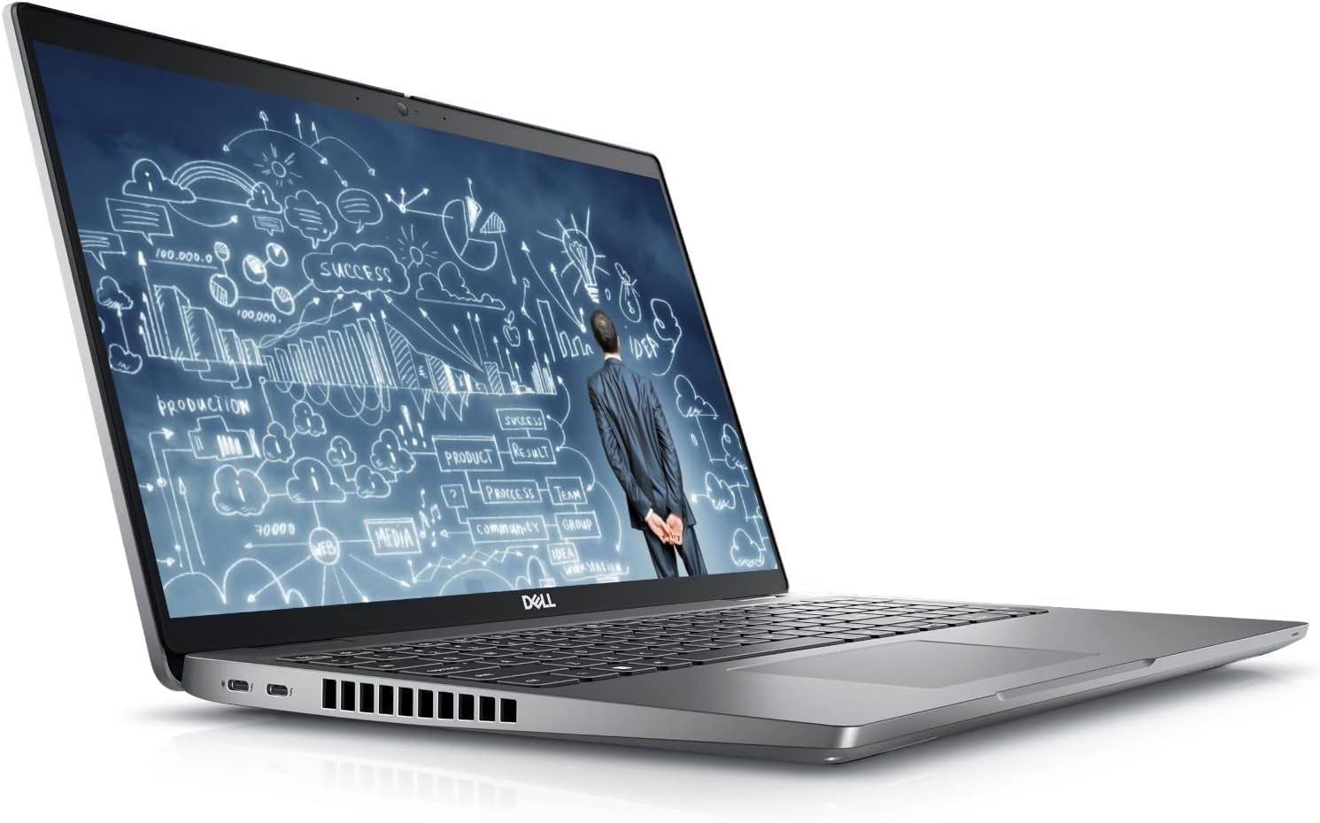 Dell Latitude 5530 Business Laptop, 15.6" FHD Screen, 12th Gen Intel Core i5-1235U, 16GB DDR4 RAM, 512GB PCIe SSD, Webcam, HDMI, Thunderbolt 4, Backlit Keyboard, Wi-Fi 6, Windows 11 Pro, Black
