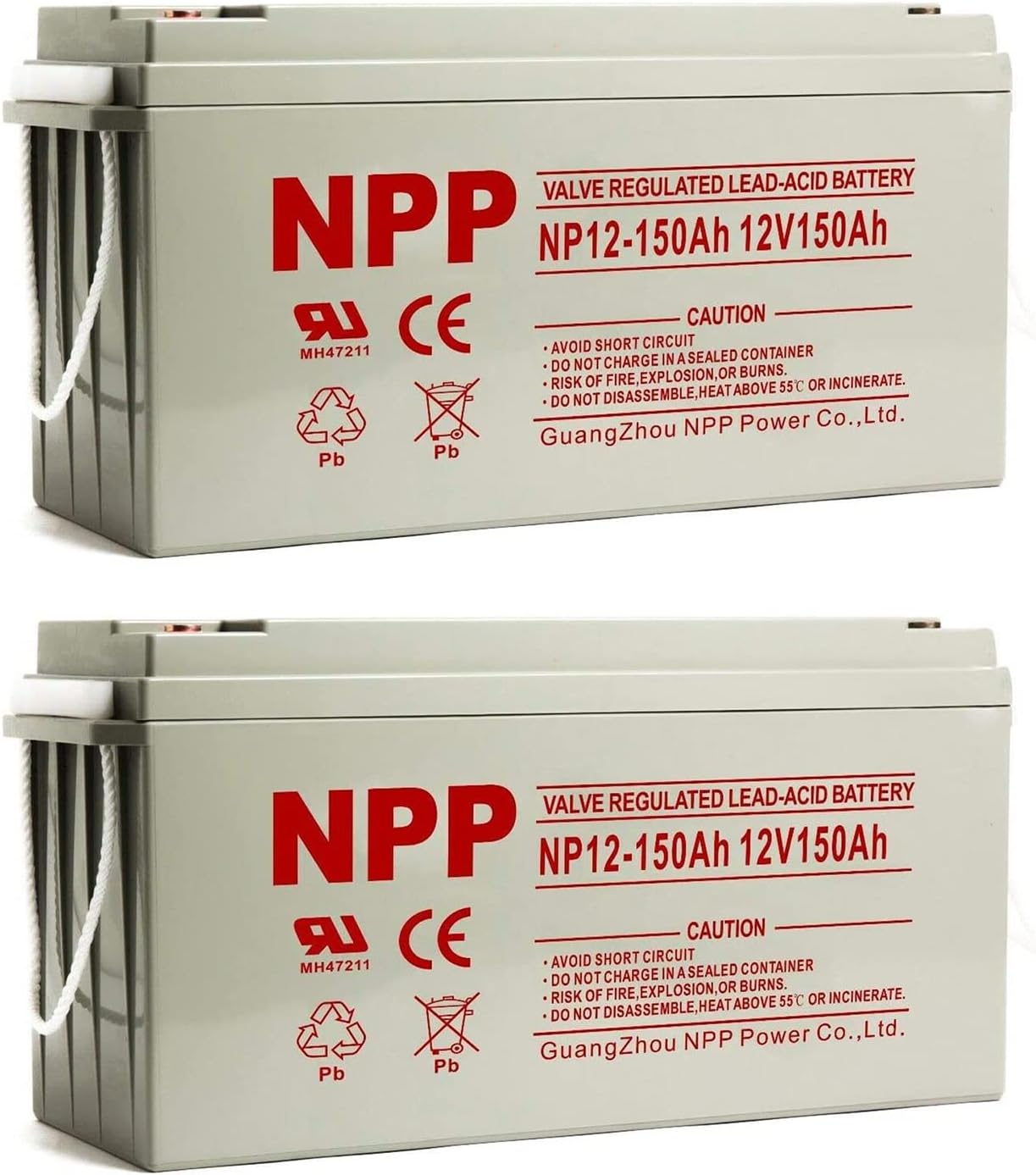 NP12V-100Ah 12 Volt 100Ah AGM SLA VRLA Rechargeable Battery, 1200+ Deep Cycle 100amp Battery, Safe Charger for Most Home Appliances, RV, Camping, Cabin, Marine, UPC, Trolling Motor and Off-Grid System