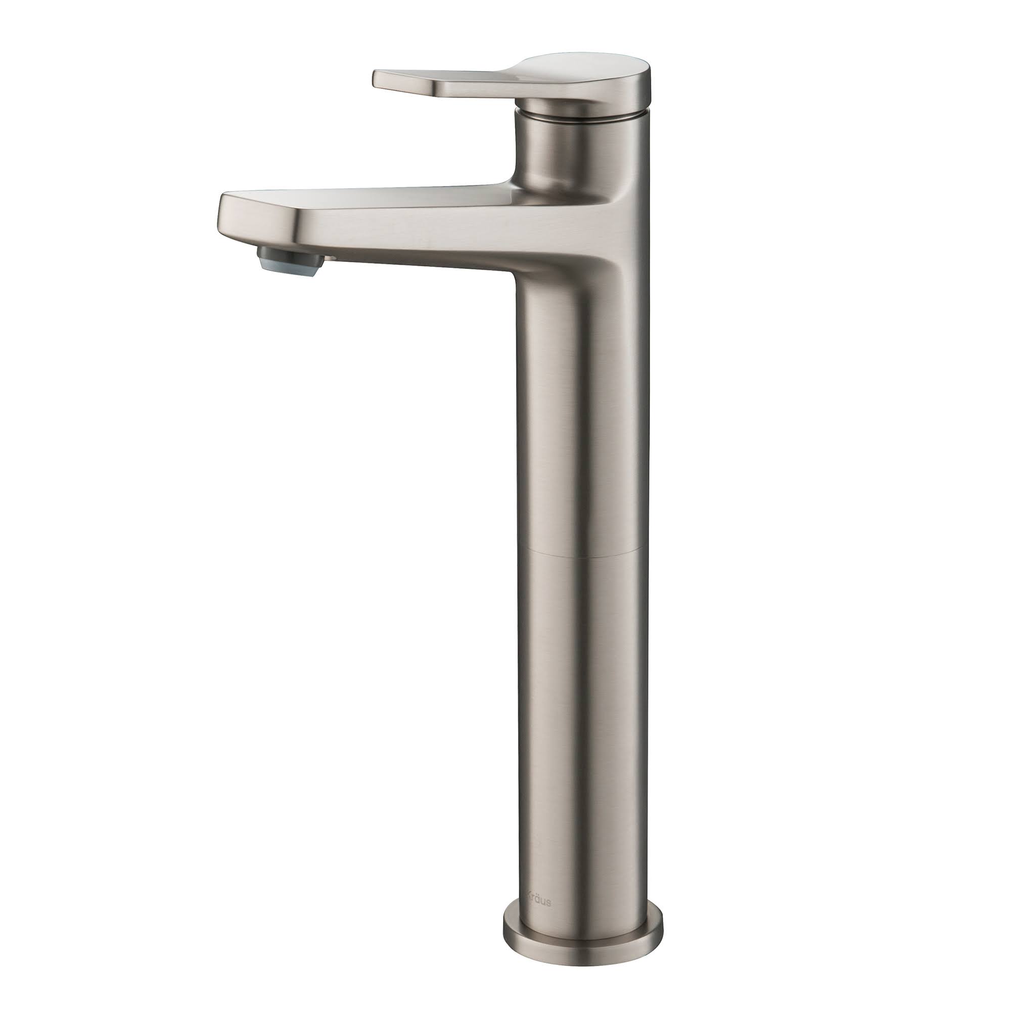 Kraus Indy Single Handle 2-Pack Vessel Bathroom Faucet Spot Free Stainless Steel