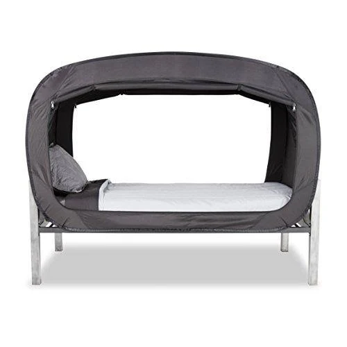 Privacy Pop Bed Tent - Queen / Tan