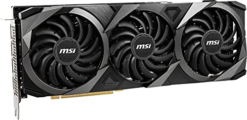 MSI Gaming GeForce RTX 3080 Ti Gaming X Trio 12G Computer Gaming Graphics Card 12GB GDRR6X 320-Bit HDMI/DP Nvlink Torx Fan 3 Ampere Architecture OC, NVIDIA GPU Video Cards for Gaming PC (Renewed)