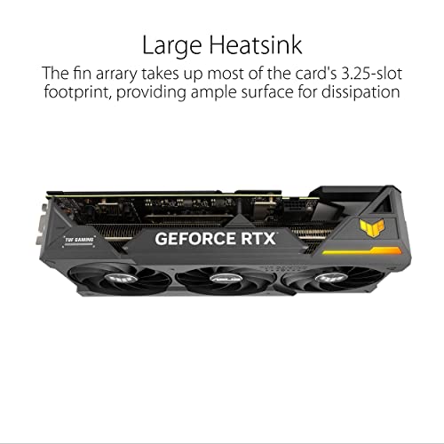 ASUS TUF Gaming NVIDIA GeForce RTX™ 4070 Ti OC Edition Gaming Graphics Card (PCIe 4.0, 12GB GDDR6X, HDMI 2.1a, DisplayPort 1.4a), TUF-RTX4070TI-O12G-GAMING