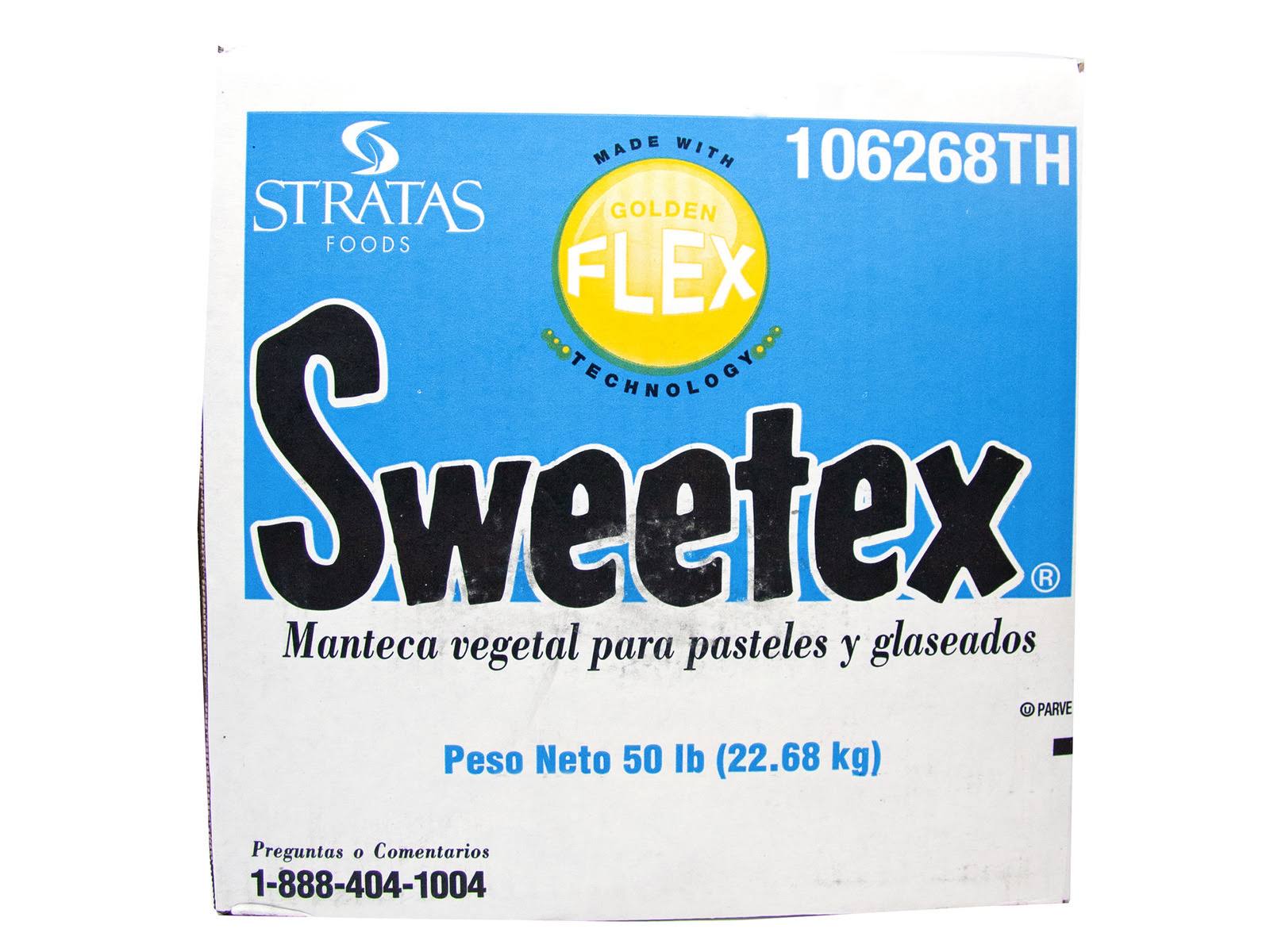 Sweetex Golden Flex Cake and Icing Shortening - 50 Pound