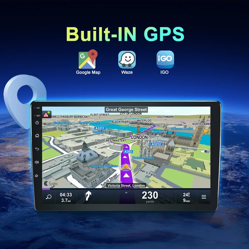 4-64GB Android13 For Subaru Forester 2008-2012 Carplay Car Stereo Radio GPS Wifi