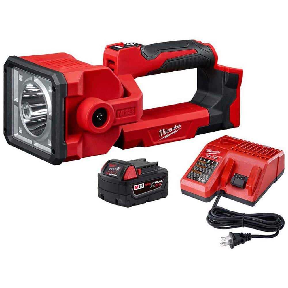 Milwaukee M18 18-Volt 1250 Lumens Lithium-Ion Cordless Search Light
