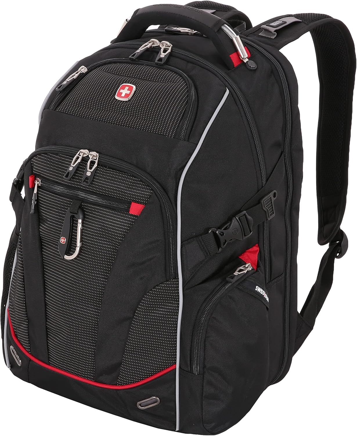 SwissGear 6752 TSA Friendly ScanSmart Laptop Backpack, Navy Ballistic, 17.75 inch