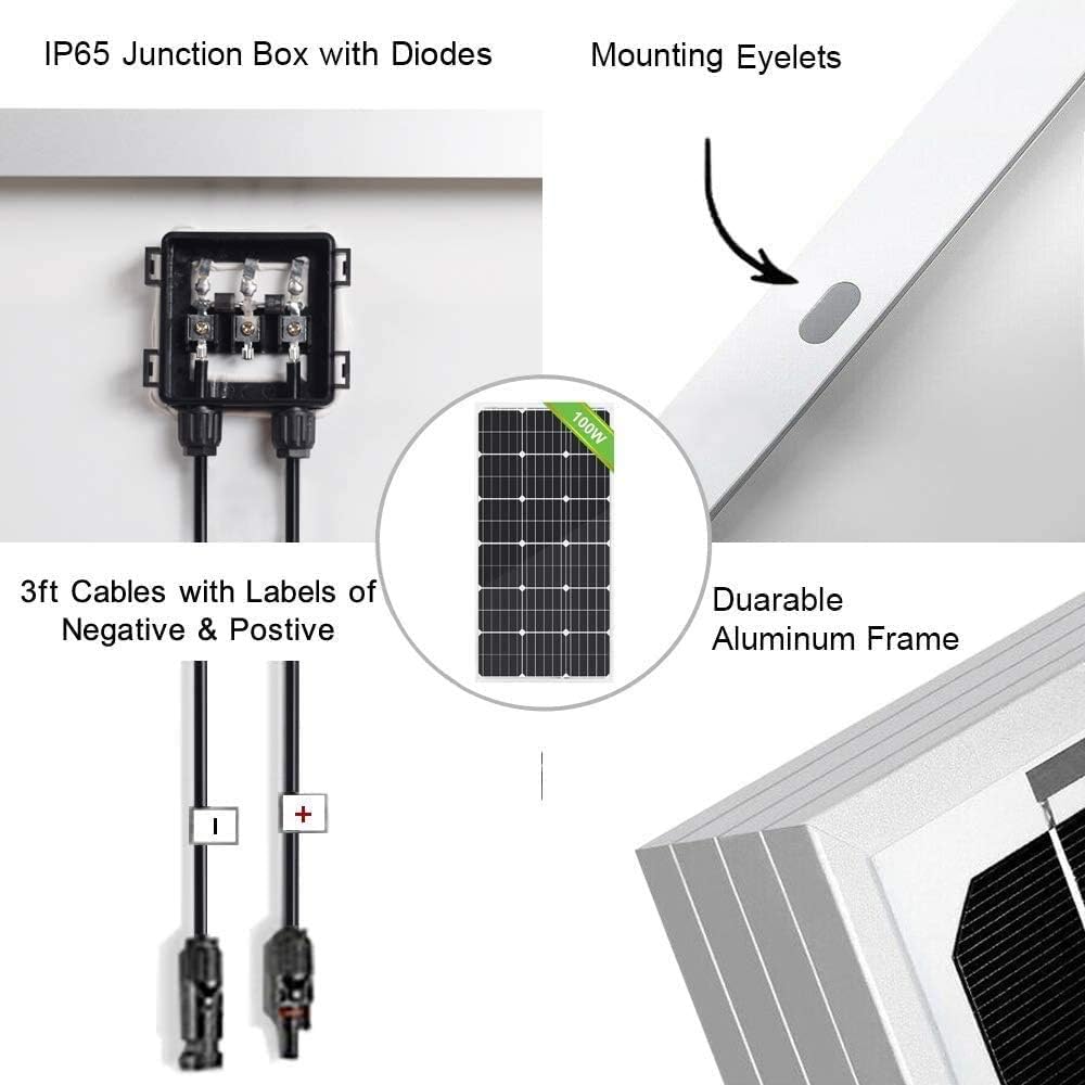ECO-WORTHY 24V 400W Submersible Solar Well Pump Kit, 3'' Solar Water Pump, 16ft Cable for Off-grid Area Irrigation, Water Supply, Circulation, Garden