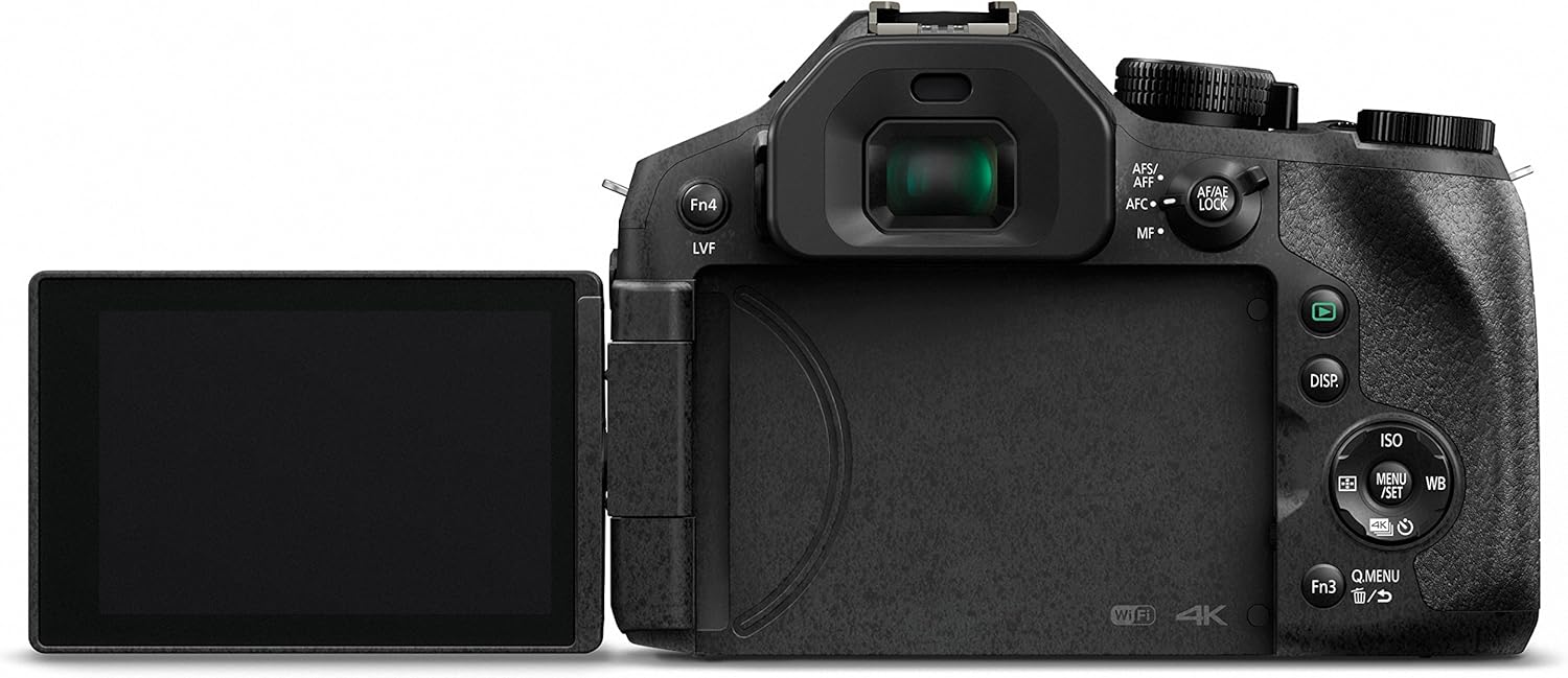 Panasonic LUMIX FZ300 Long Zoom Digital Camera Features 12.1 Megapixel, 1/2.3-Inch Sensor, 4K Video, WiFi, Splash & Dustproof Camera Body, LEICA DC 24X F2.8 Zoom Lens - DMC-FZ300K - (Black) USA