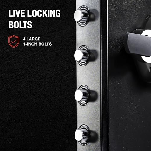 SentrySafe Fireproof and Waterproof Steel Home Safe with Dial Combination Lock & Sentry Safe Safe Box, Fireproof Waterproof, File Folder and Document Safe, Ex. 14.3 x 15.5 x 13.5, Black