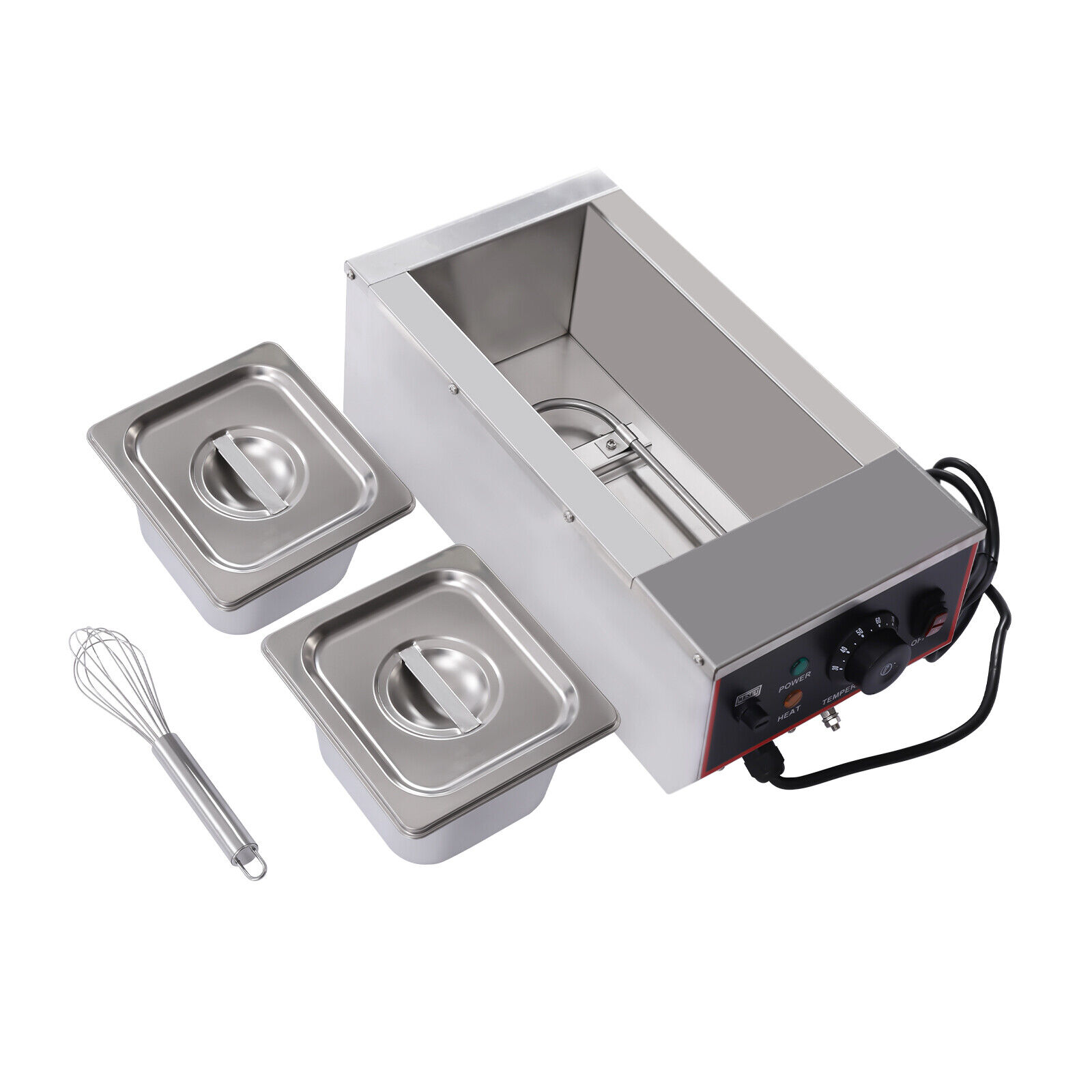 6L Chocolate Tempering Machine Electric Melting Pots Stainless Steel Food Warmer