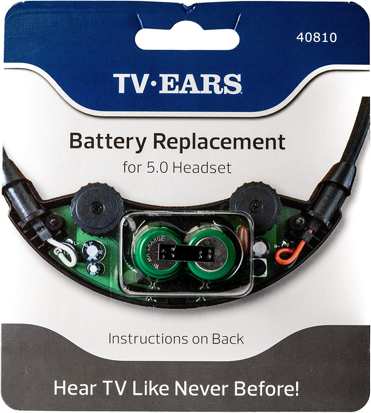 TV Ears Additional Wireless Headset, Replacement headset for TV Ears Original, TV Ears Digital and TV Ears Dual Digital-11621 Pack of 2