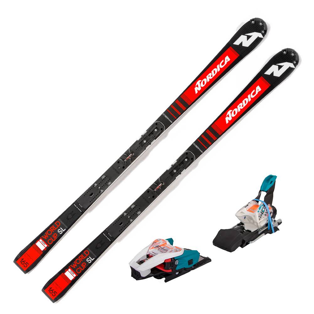 2020 Nordica Dobermann SL Worldcup Dept Race Skis w/ Marker Xcell 12 Bindings - 156