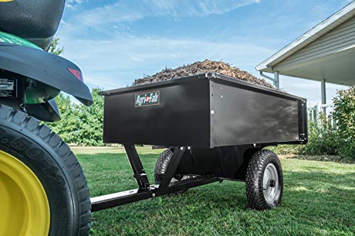 Agri-Fab 45-0101 750-Pound Max Utility Tow Behind Dump Cart, Black